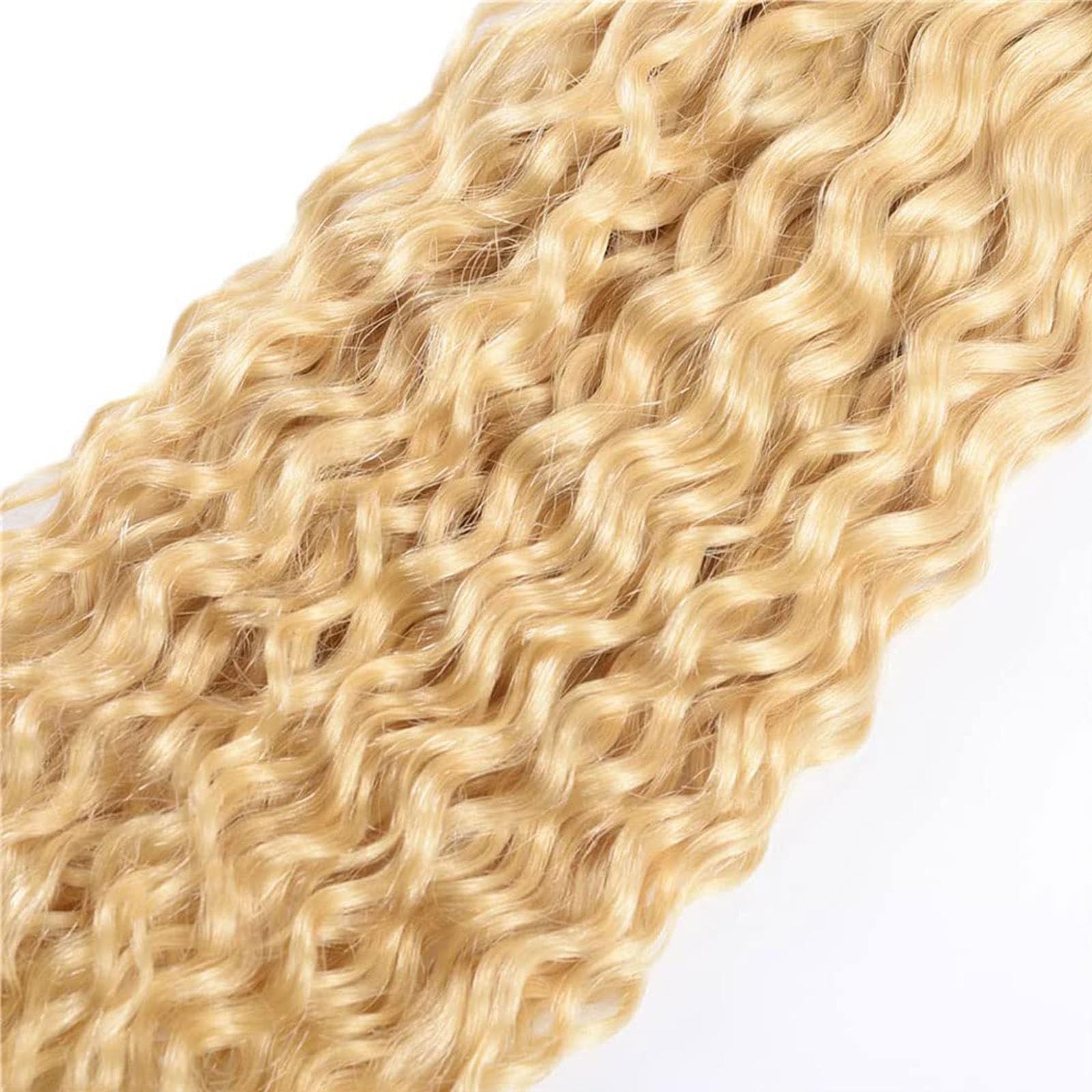 Habiliana 613 Blonde Jerry Curly Human Hair Bundles 12 14 16 Inch