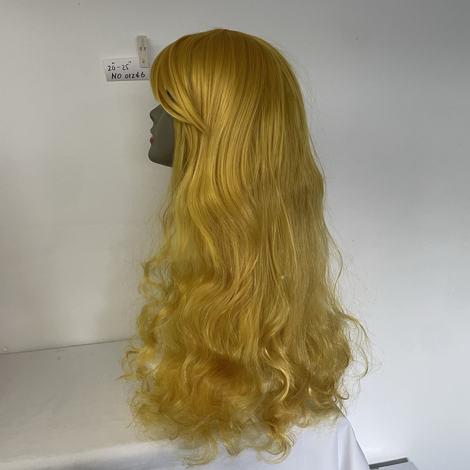 WIG. NO01246 (20-25 inch)one size adjustable elastic band.