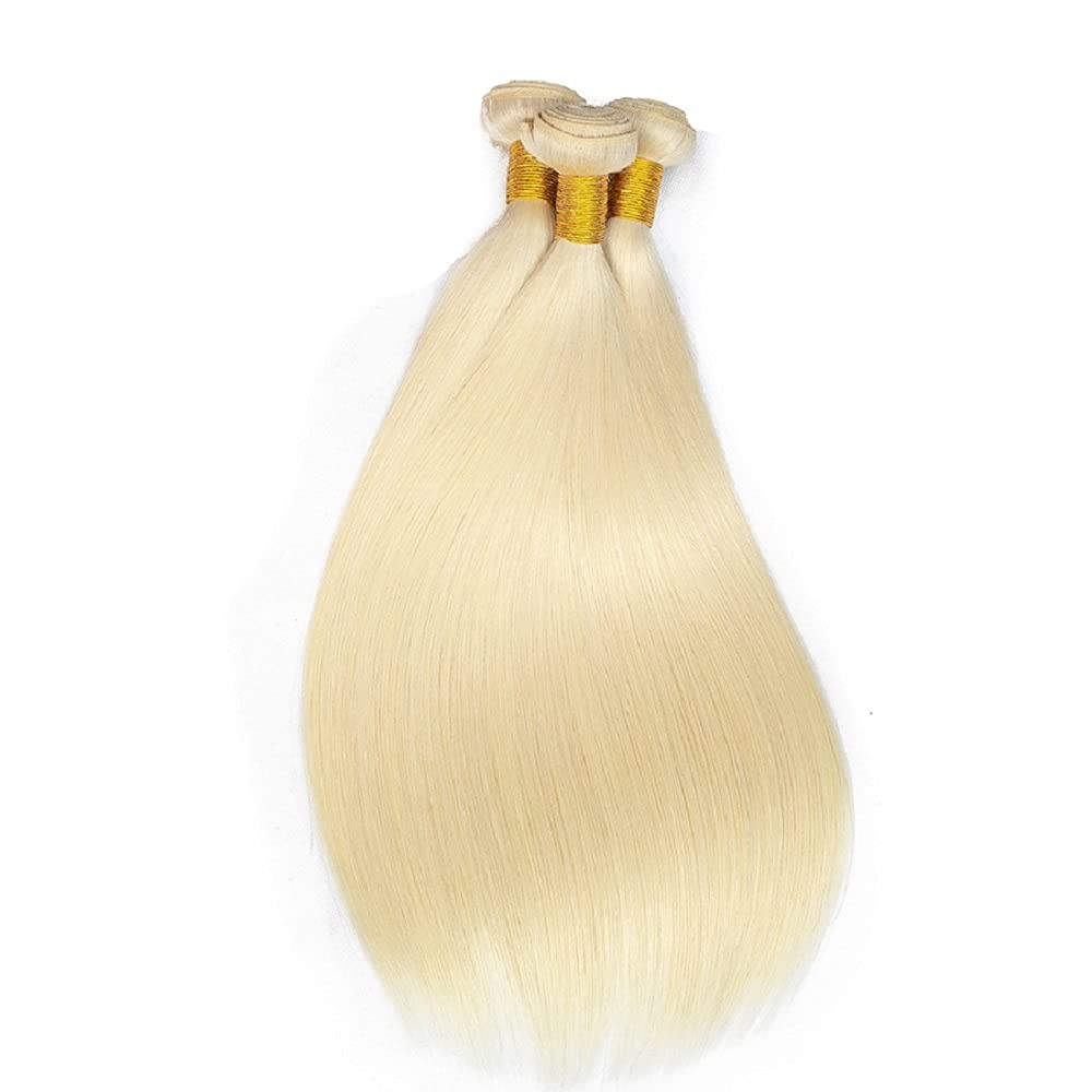 Blonde Bundles Human Hair 613 Straight Bundle Blonde Loose Wave 3 Bundles 18 20