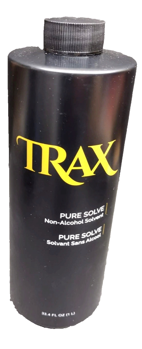 TRAX Pure Solve Non-Alcohol Solvent for Hair System- 33.4 Fl Oz Bottle