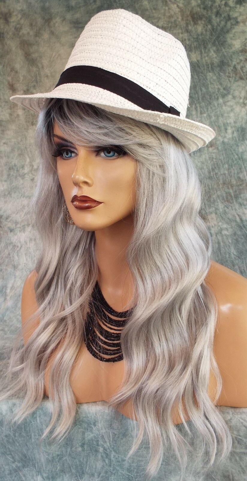 LONG CURLY WIG HALLOWEEN PARTIES FANTASY ARCTIC NITE UNISEX ADULT NEW