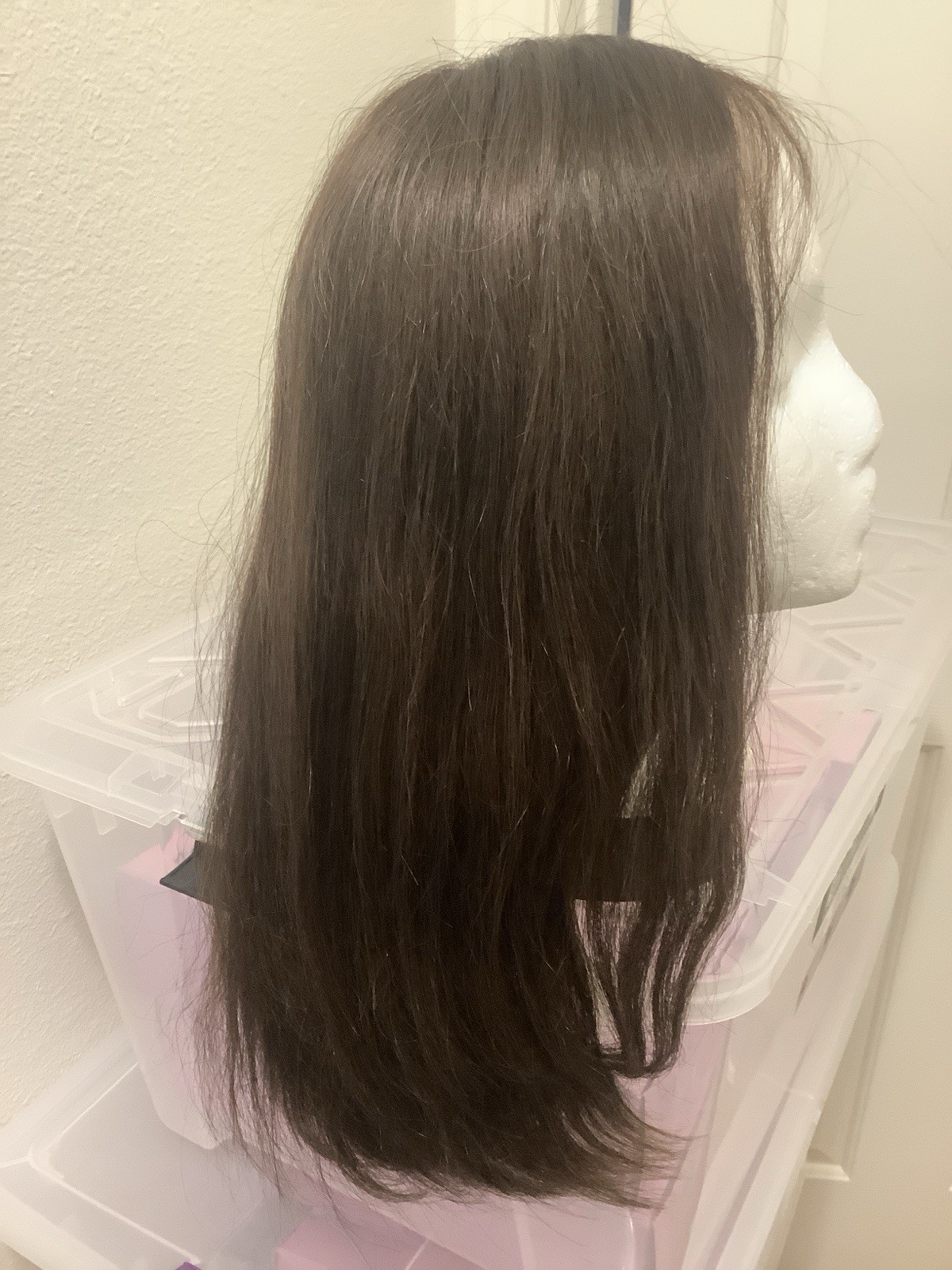 Human Hair Wig Lace Cap 23” UNIWIGS Alexandra 14” Length Density 130%