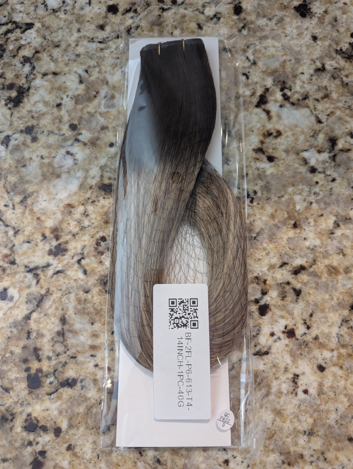 YILITE Women’s Seamless Human Hair Weft Extensions 2 Pack 40g (#P6/613/T4) 14 in