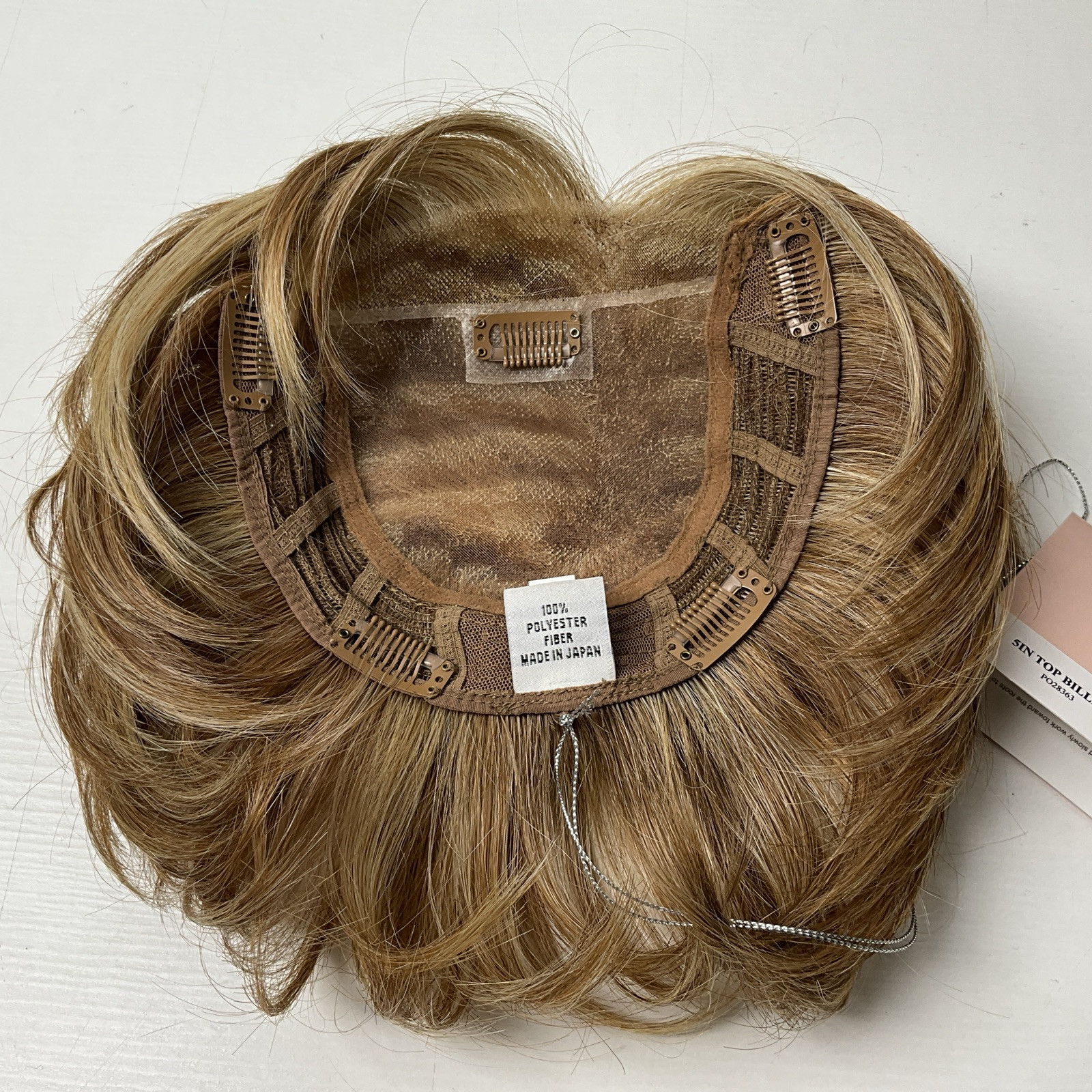 TOP BILLING 5″ by Raquel Welch Topper/Hairpiece – RL14/25 Honey Ginger – NWT