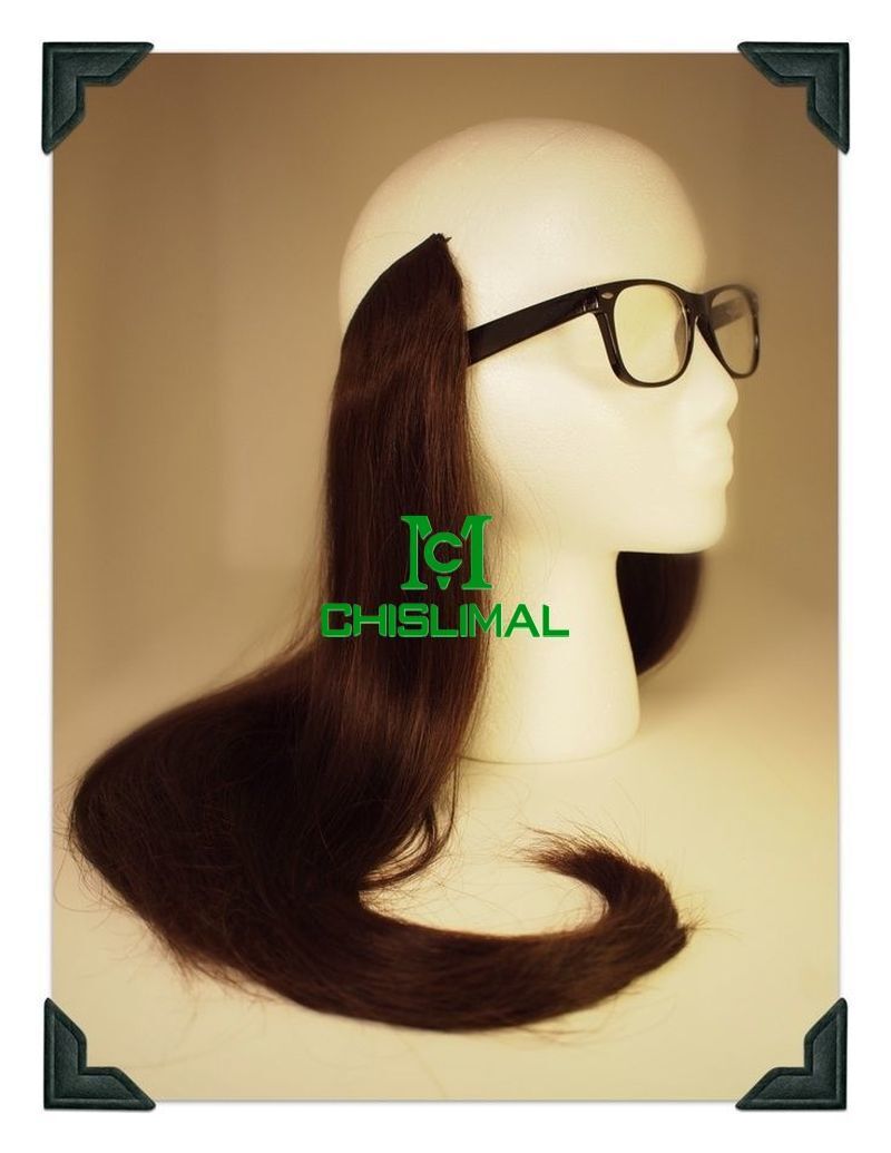 8A good Straight Remy Human Hair Hidden Invisible Wire Hair Extensions highlight
