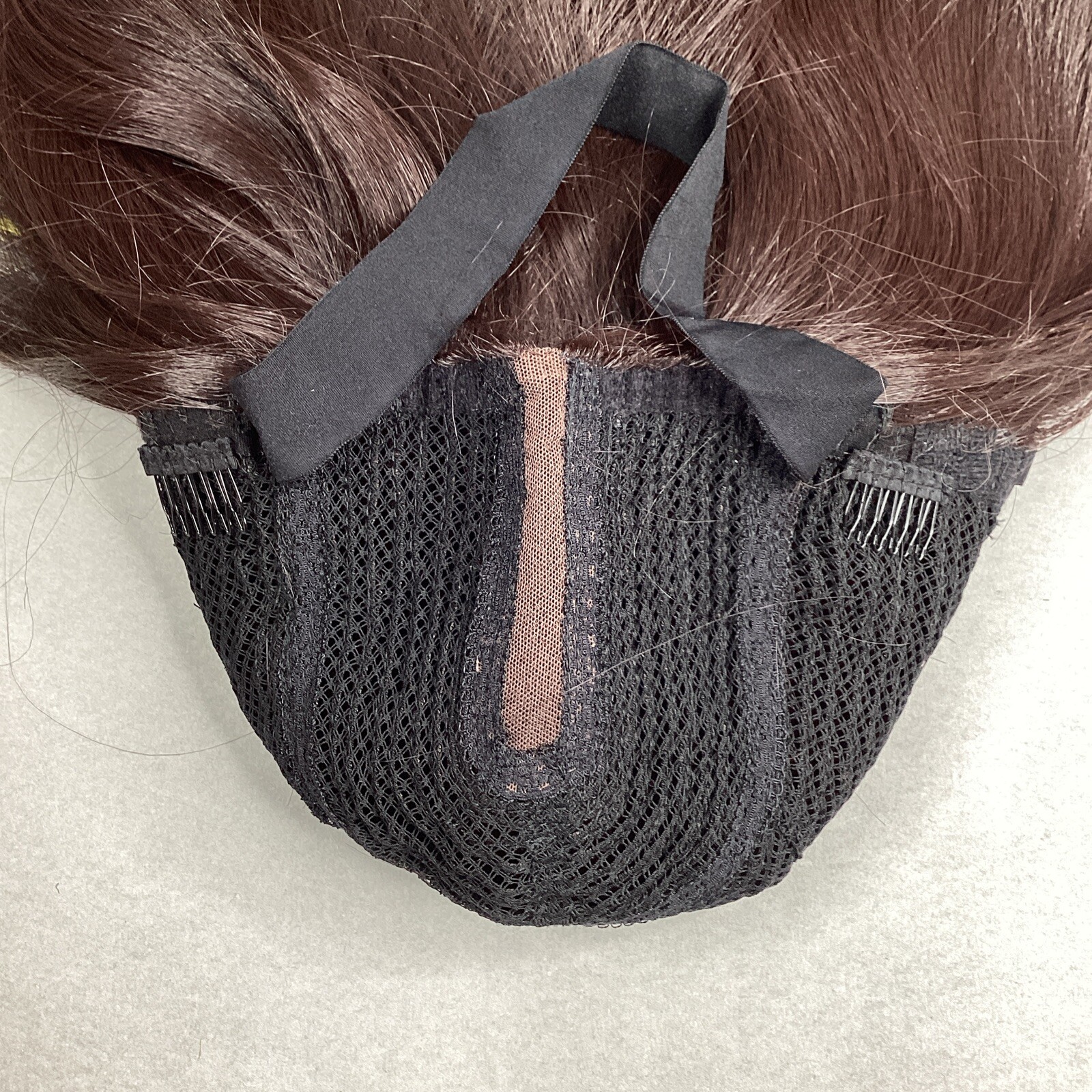 Moira Long Straight #99J Dark Plum Premium Synthetic Lace Part Wig