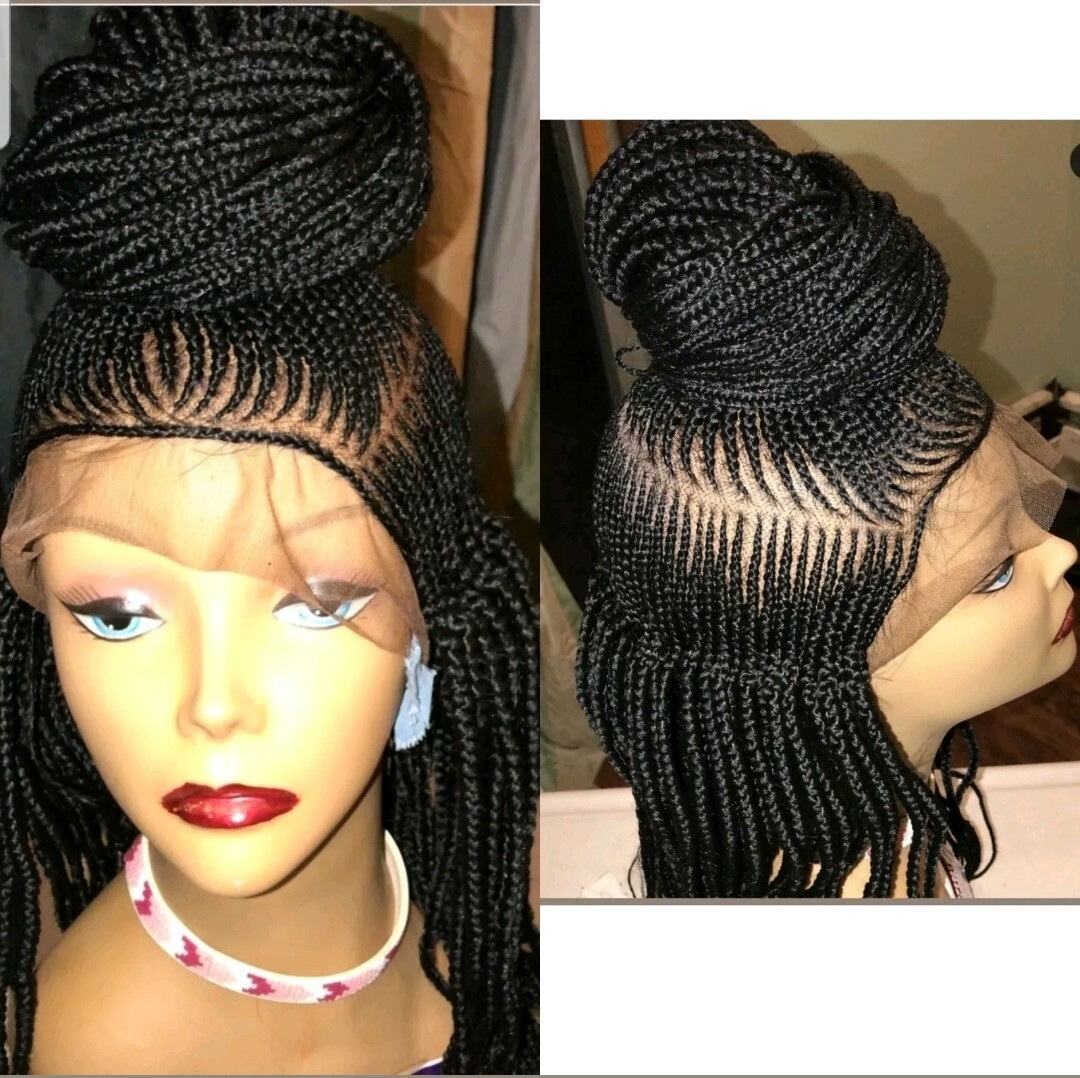 Braided wig: full lace Handmade Cornrows braids,PRE-ORDER ONLY.2-3WEEKS. Loc USA