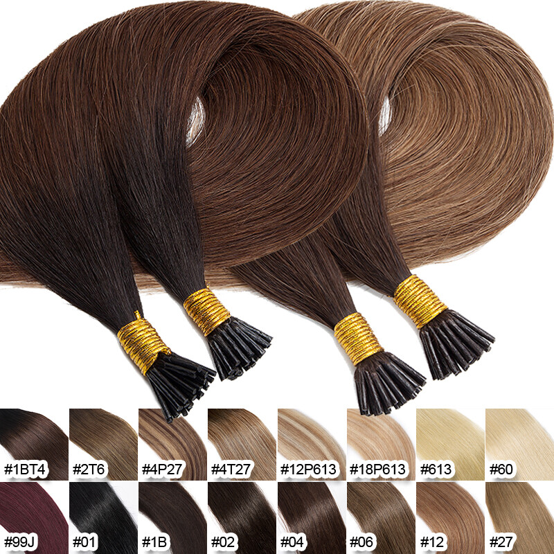 Sticks I TIP Pre Bonded Real Remy Human Hair Extensions Micro Loop Ring 1G/0.5G