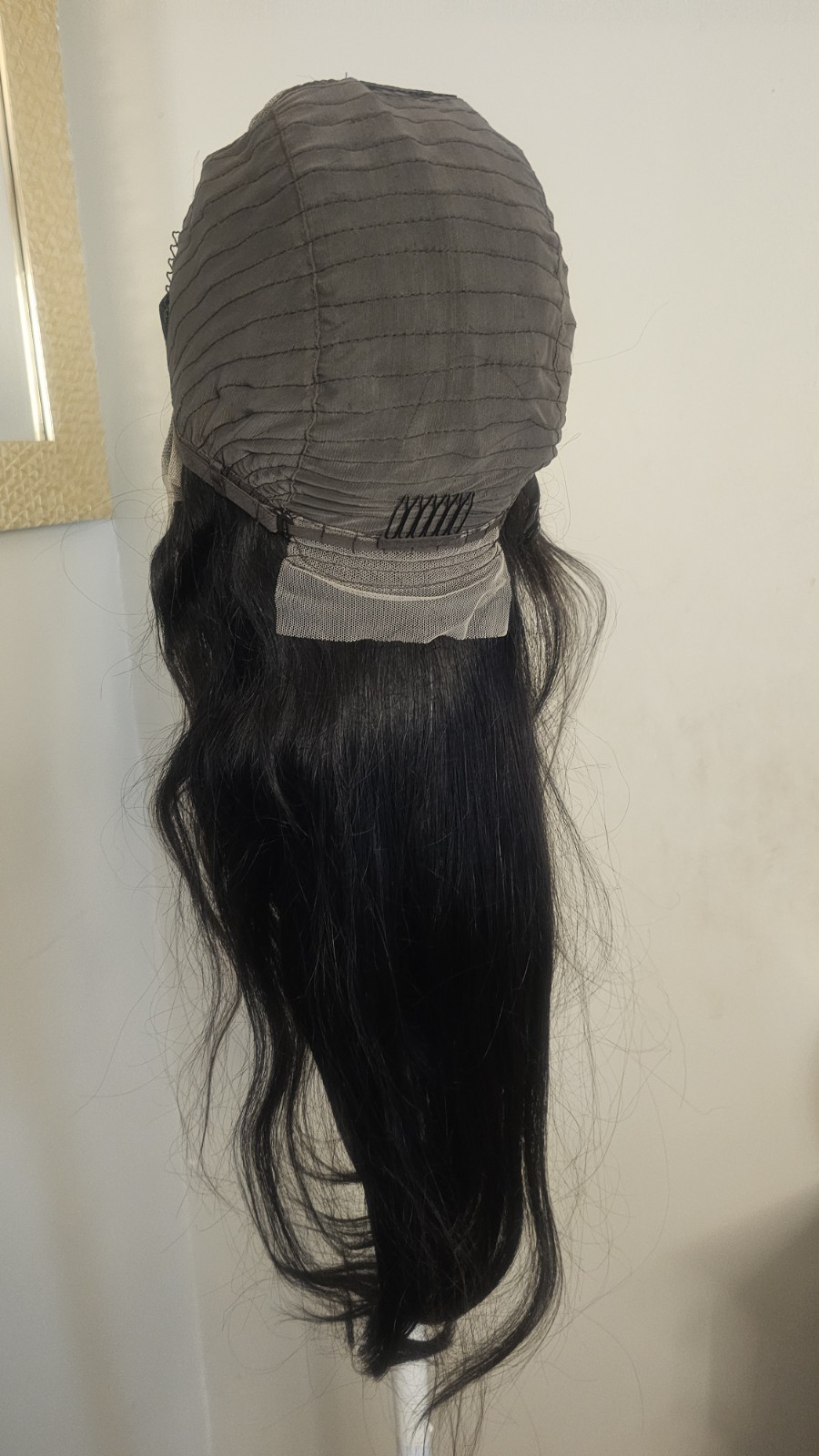High Quality regular Top 24 to 26″ straight 100% Virgin Human Hair Lace Wig