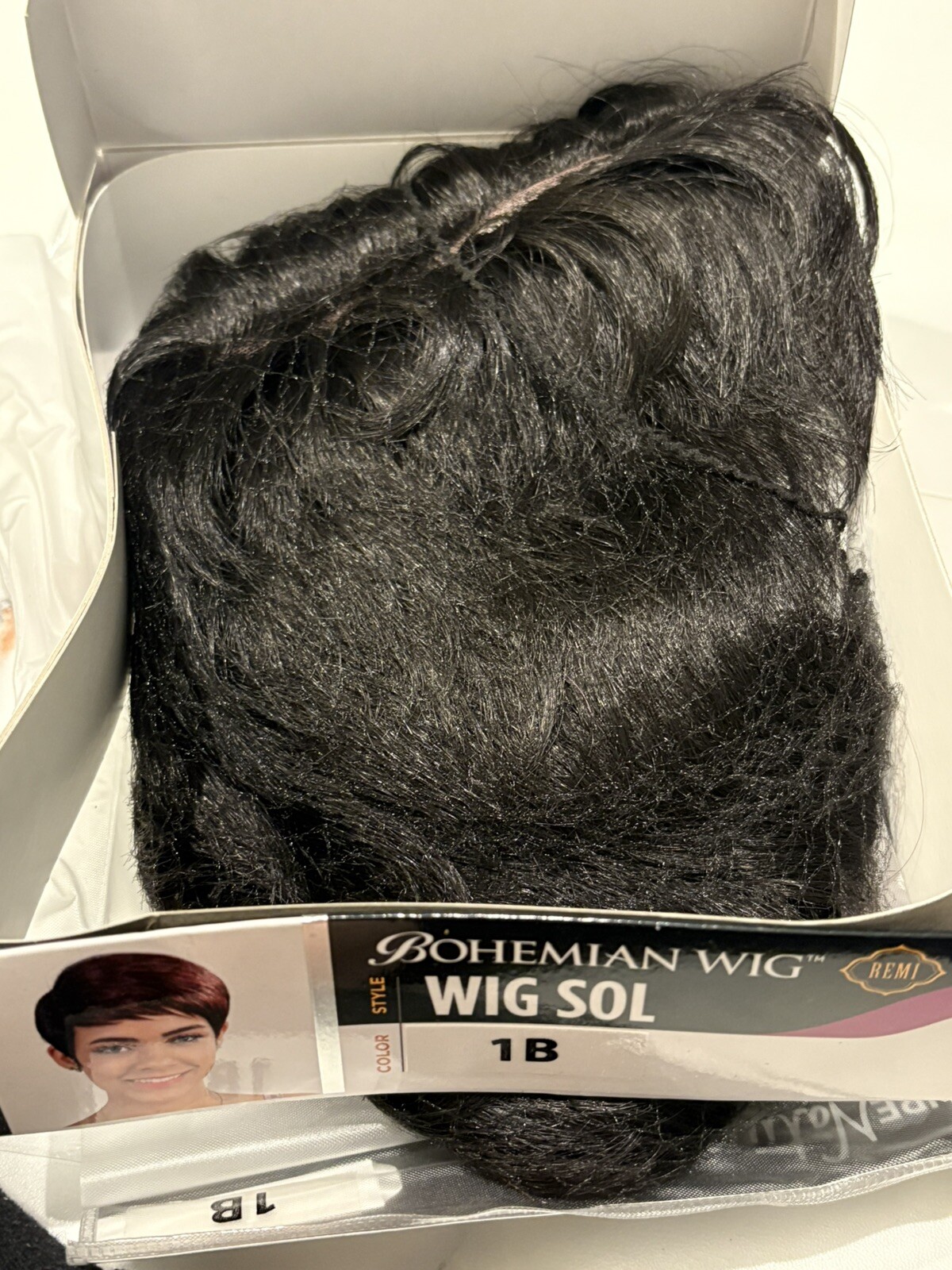 Remi – DIANA BOHEMIAN WIG Pure Natural Synthetic Full Wig Color 1B Wig Sol