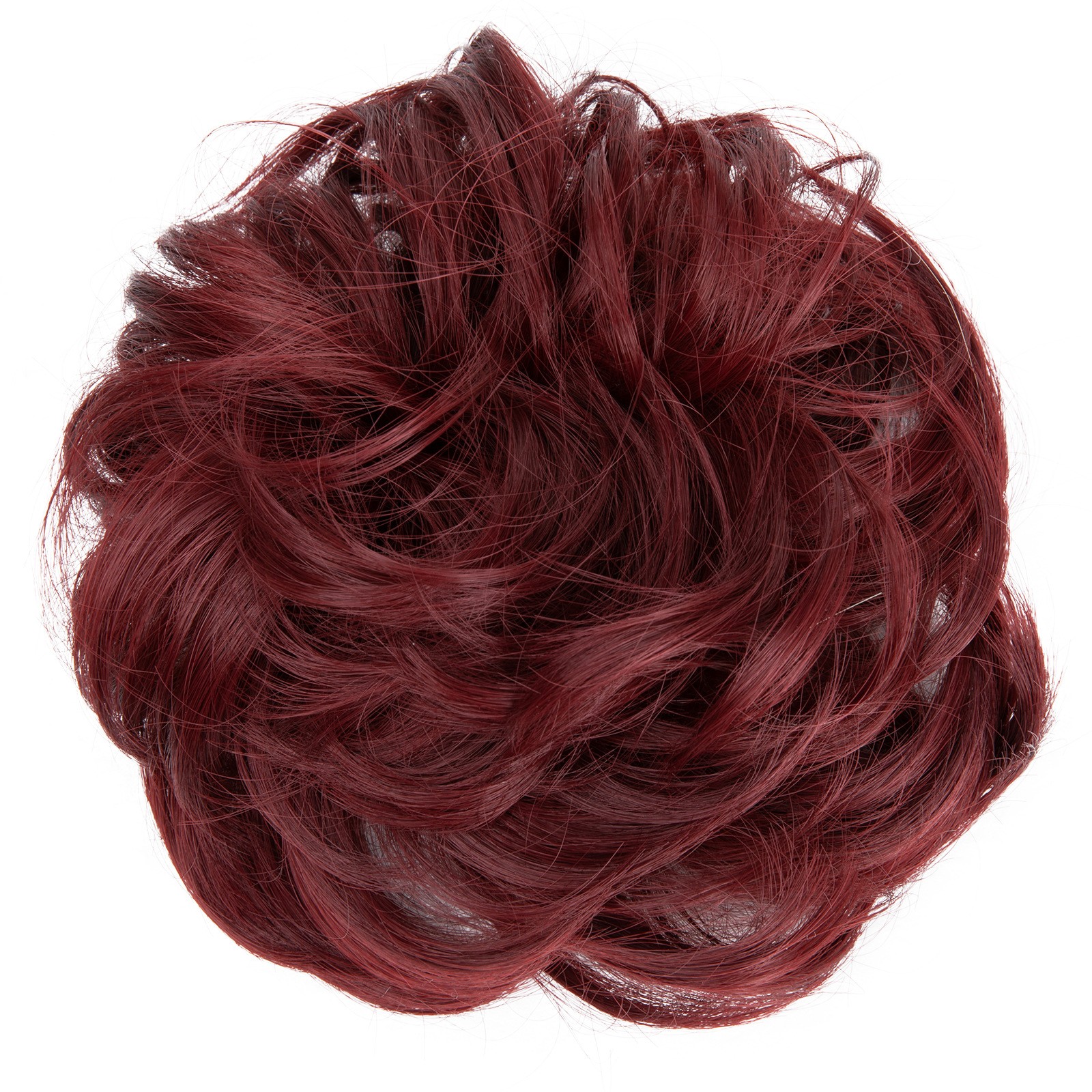 3Pack Temperature Silk Wig Hair Circle Round Head Elastic Fluffy Naturally Curly