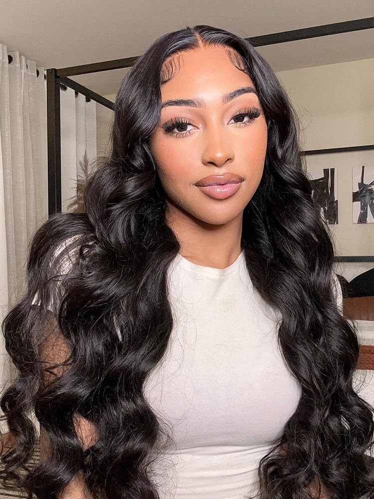 18 Inch Body Wave Lace Front Wig – Glueless, Pre-Plucked, Ready to Wear, Human H