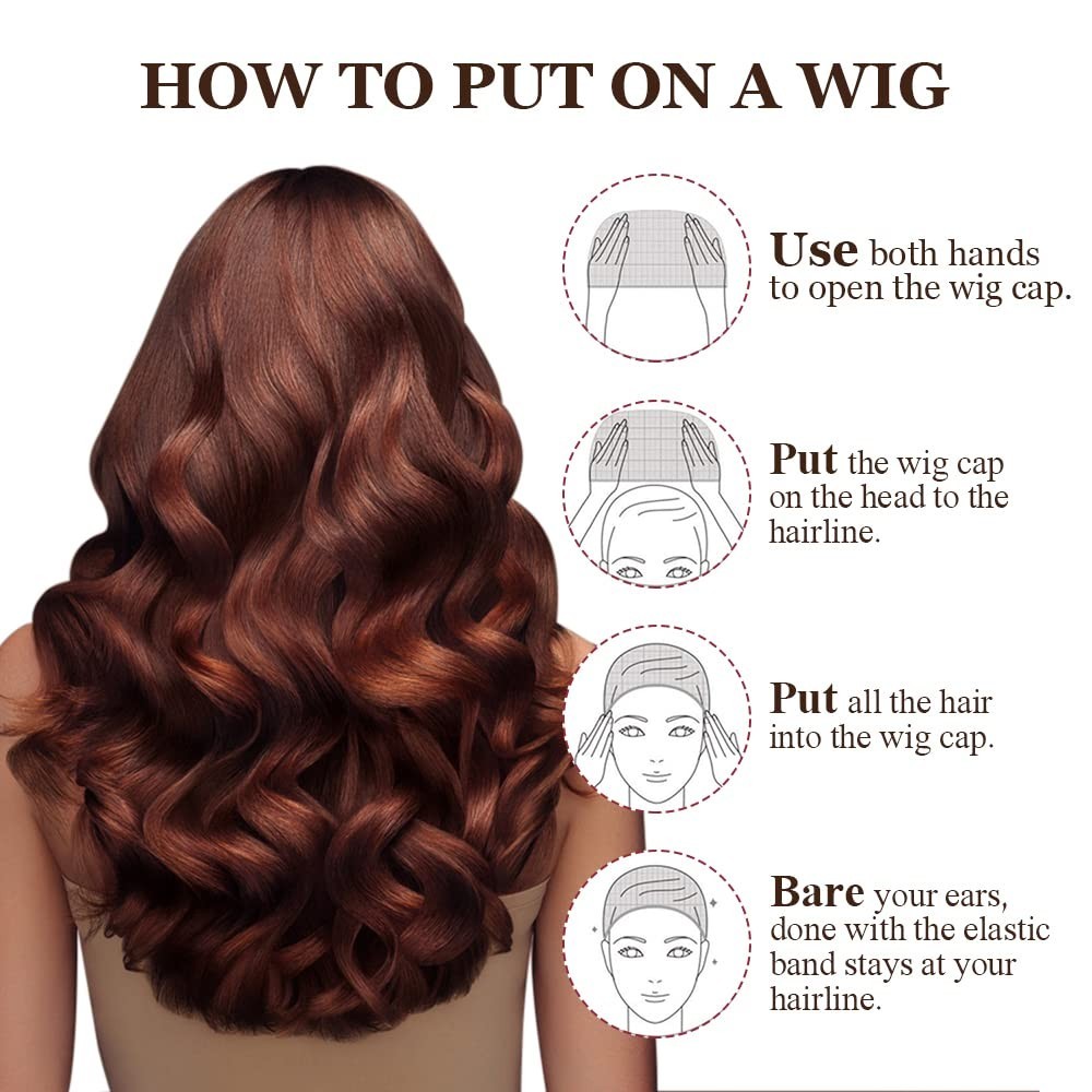 20 Durable Black Nylon Wig Caps – Secure Fit for Cosplay, Daily Wear & Halloween