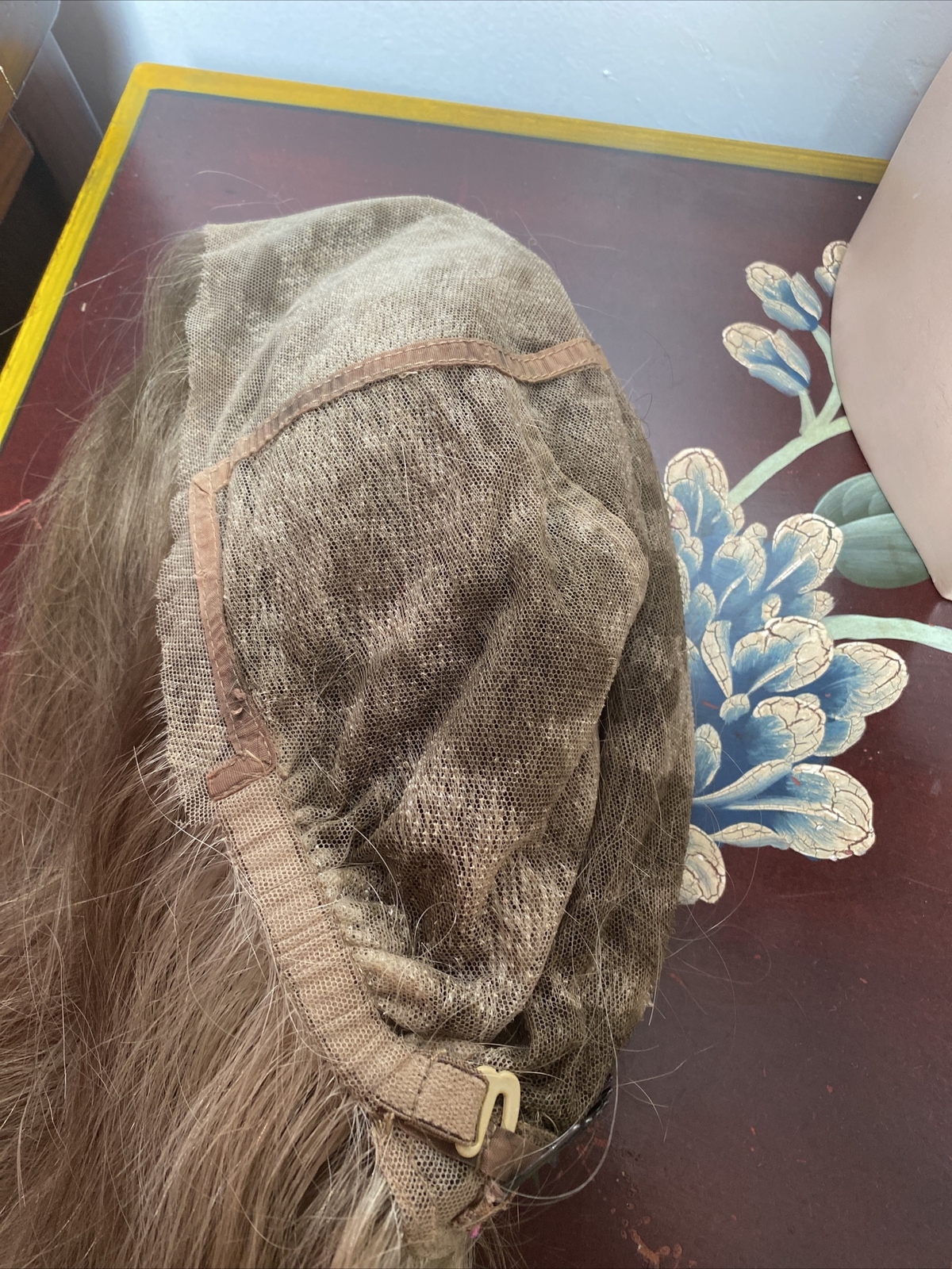 The Hair Mama Dark Blonde Human Hair Lace Front Hand Tied Wig Size Small