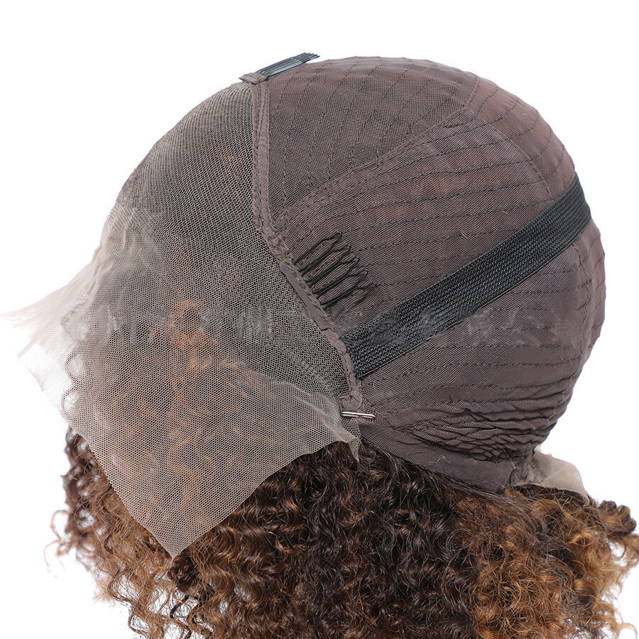 13*4 Lace Front Wig Brazilian 100% Human Hair P4/27 Silky Straight Body Wave