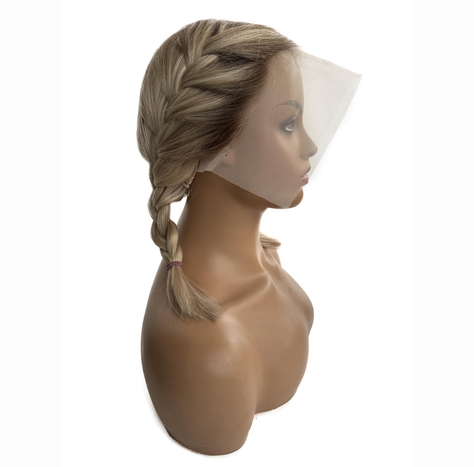 Smartinnov Ash Blonde Human Hair Bob Wigs 13X4 Glueless Ombre Highlight Wig 12