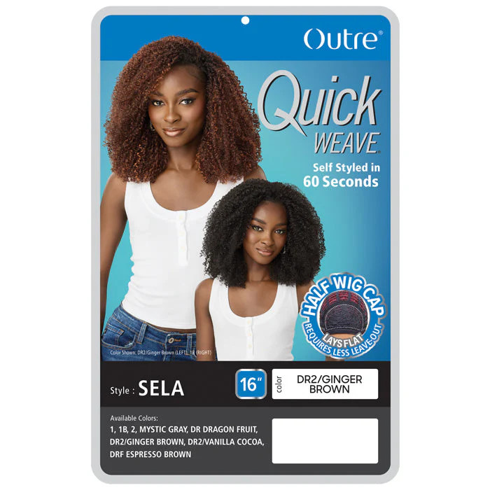 Outre Quick Weave Half Wig – SELA
