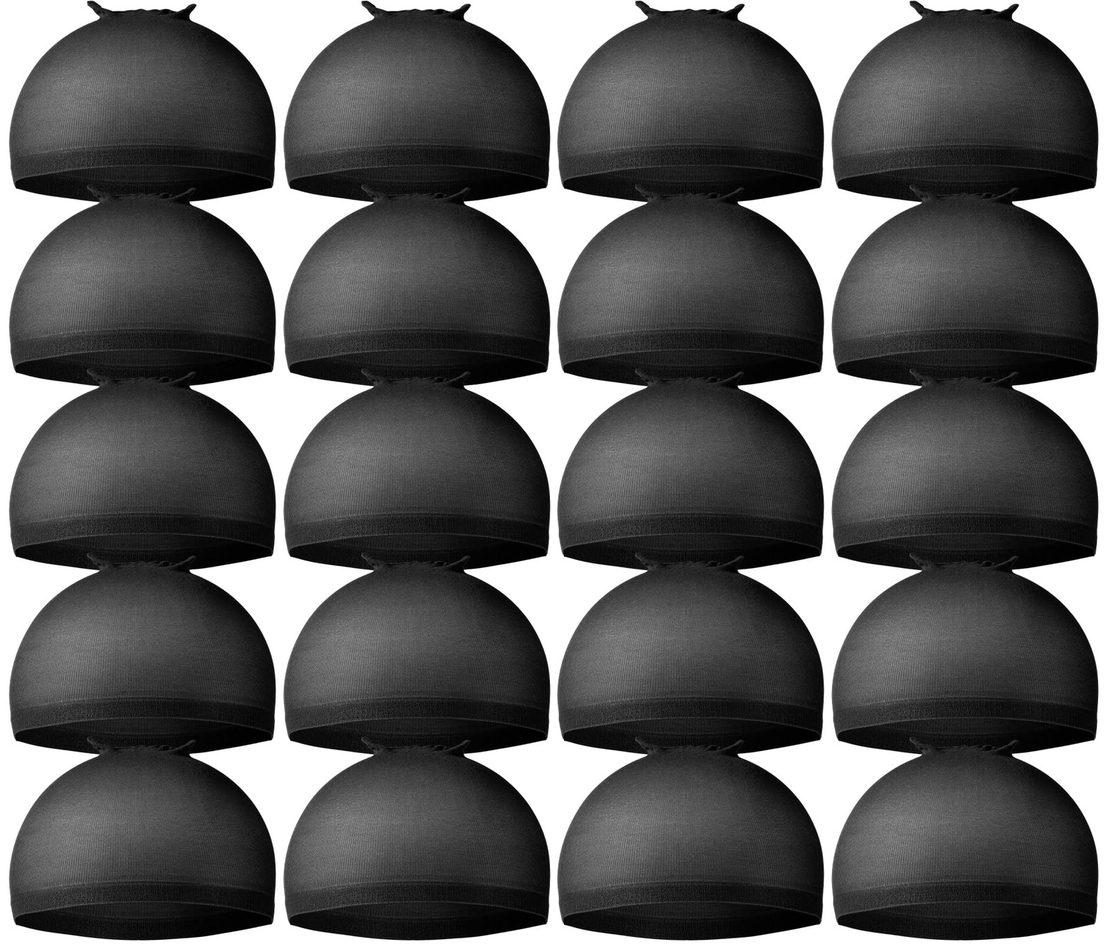 Wig Cap,Black Wig Cap 20 Pieces Wig Caps, Black Stocking Caps for Men, Stretc…