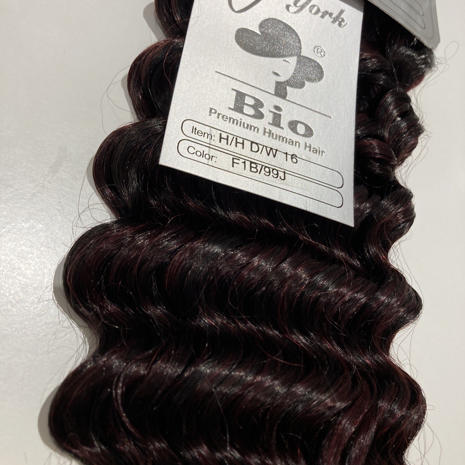 New York Bio Collection Premium Human Hair New Deep Wave H/H D/W 16” F1B/99J