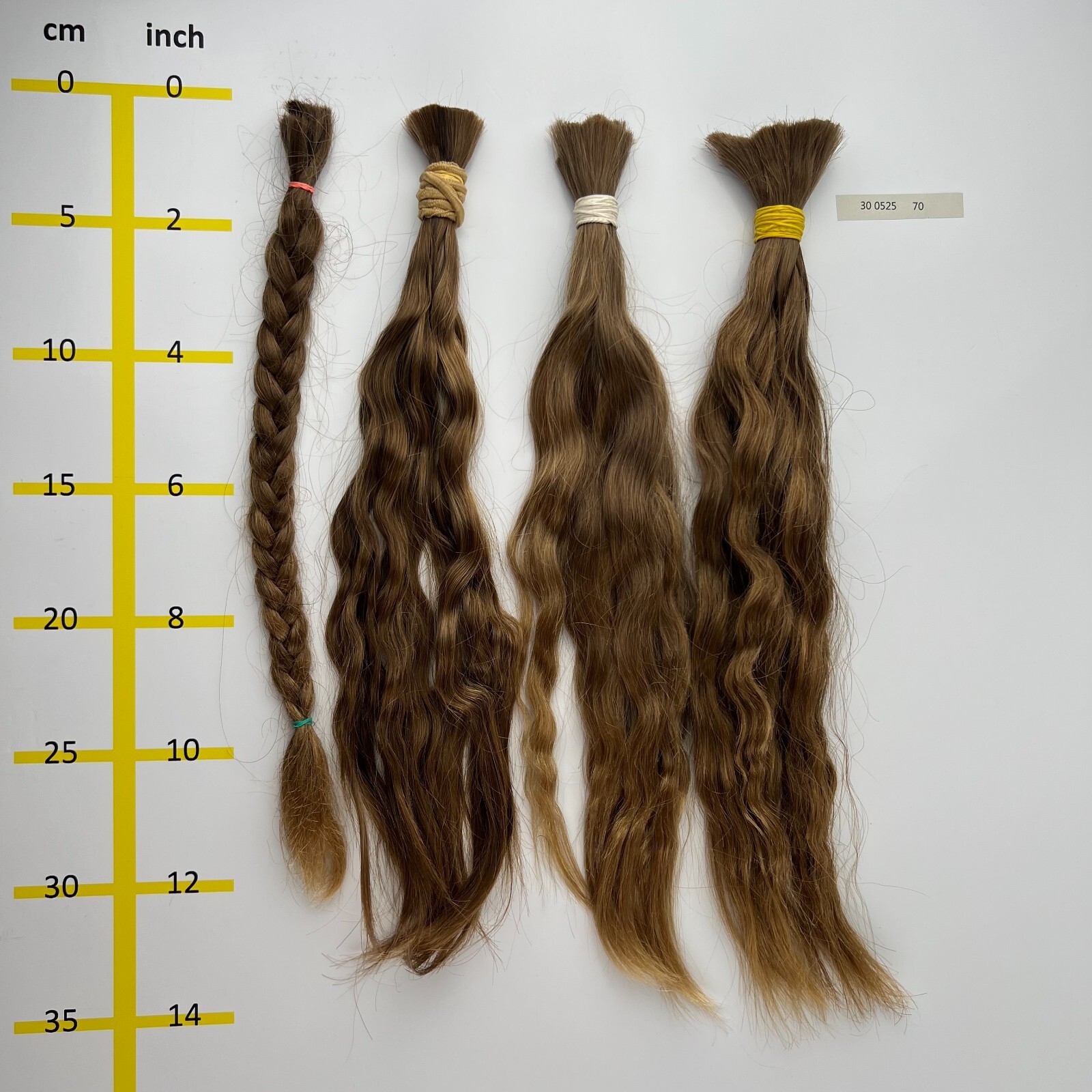 European hair, cut hair, raw hair, Light Blonde, 12”-14”, min. 100 gr.,virgin