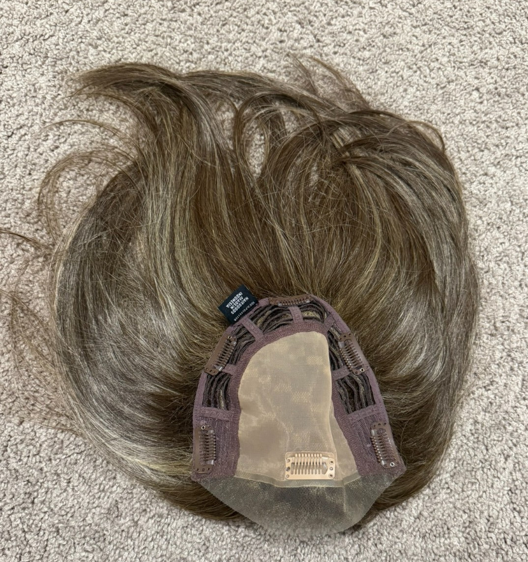 Jon Renau Top Trend Lace Synthetic Hair Topper Straight- Color 10H16- NEVER WORN