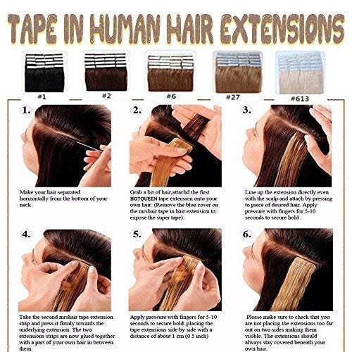Tape in Real Human Hair Extensions Dark Brown #2 Seamless Straight Skin Weft 14″