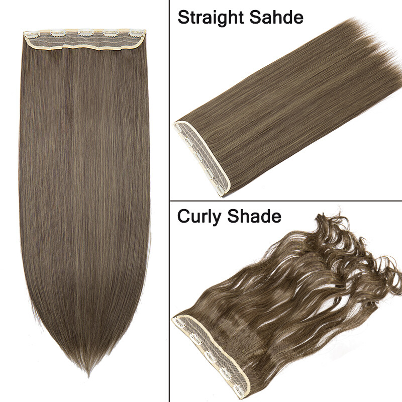 17 24 26 30 inch long Straight wavy as Remy Human Hair Piece Hair Extensions LKK