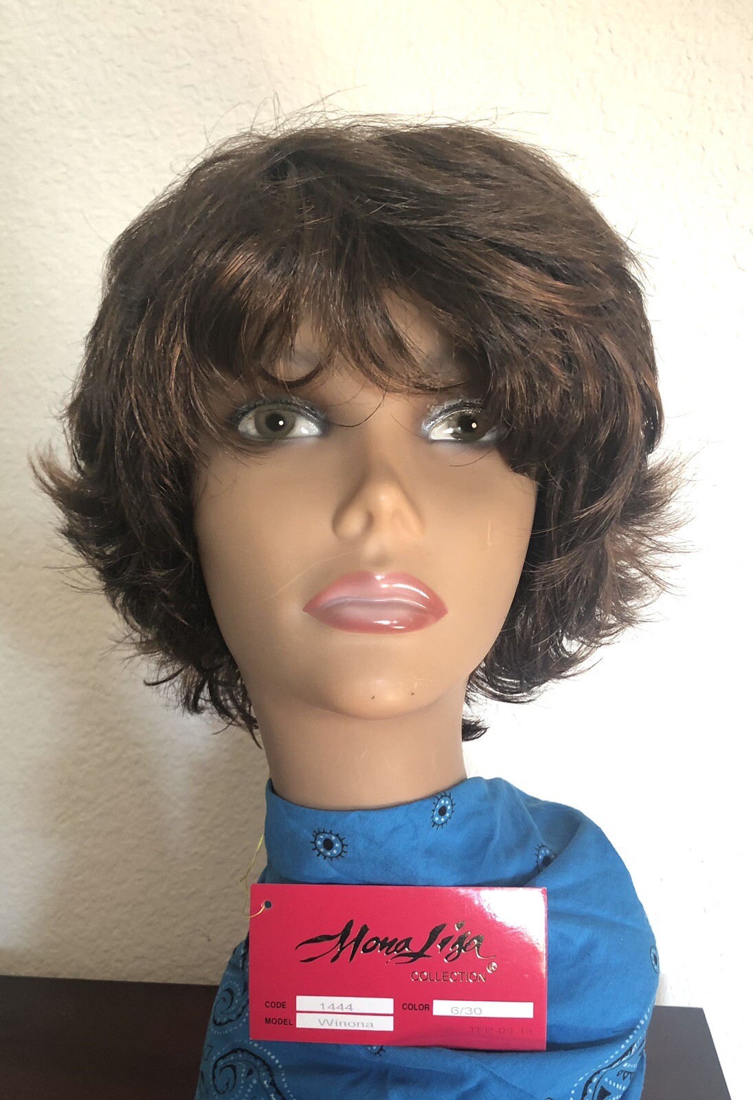 Retro (mid 1990s) Mona Lisa “Winona” Wig 1444 Color 6/30, New, READ DESCRIPTION