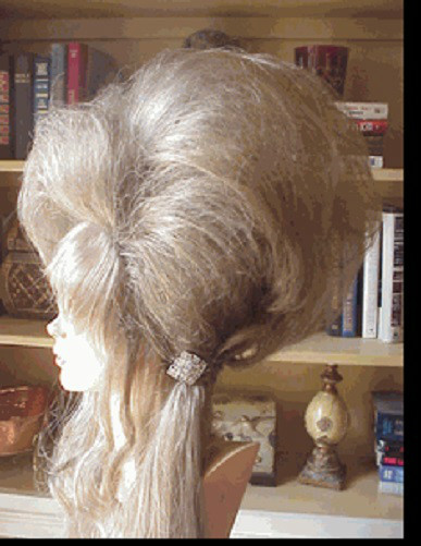 SIN CITY WIGS STAND OUT SUPER LONG HALF UP HALF DOWN POOF VOLUME GREY UNIQUE HOT