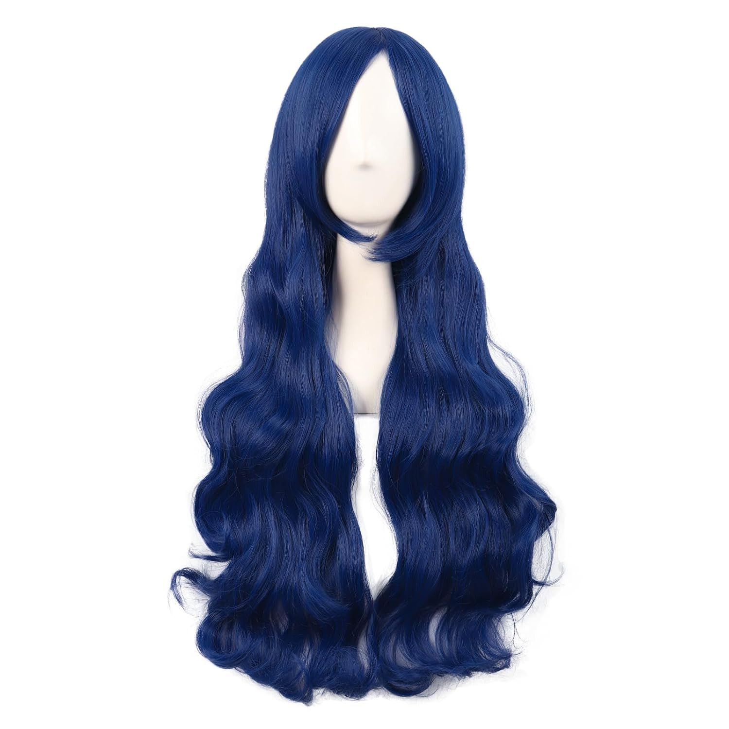 32 Inch/80 Cm Long Hair Spiral Side Bangs Curly Cosplay Costume Synthetic Wig (M
