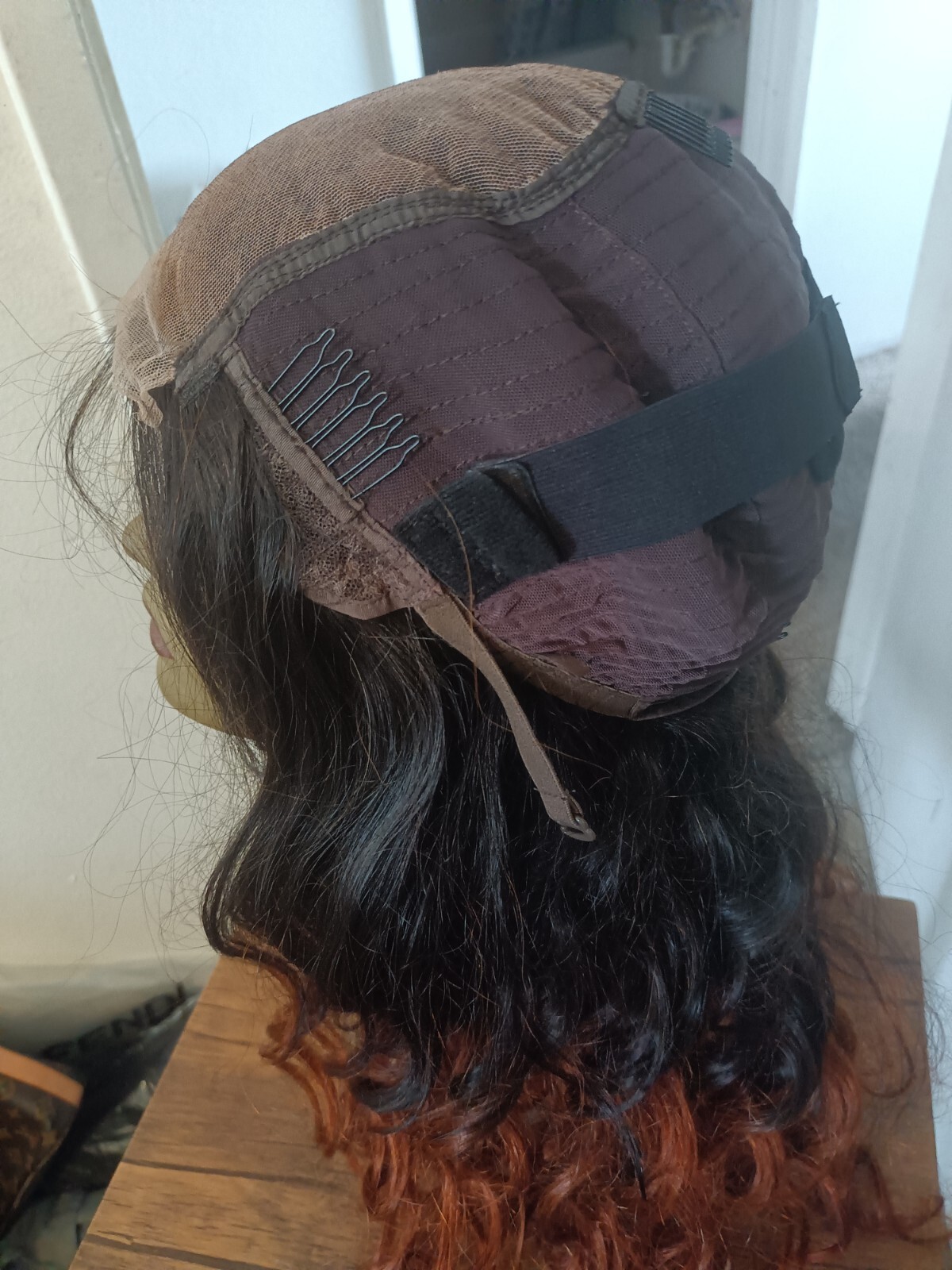 HUMAN HAIR OMBRE LACE FRONT WIG CUSTOM COLOR 250 DENSITY !!