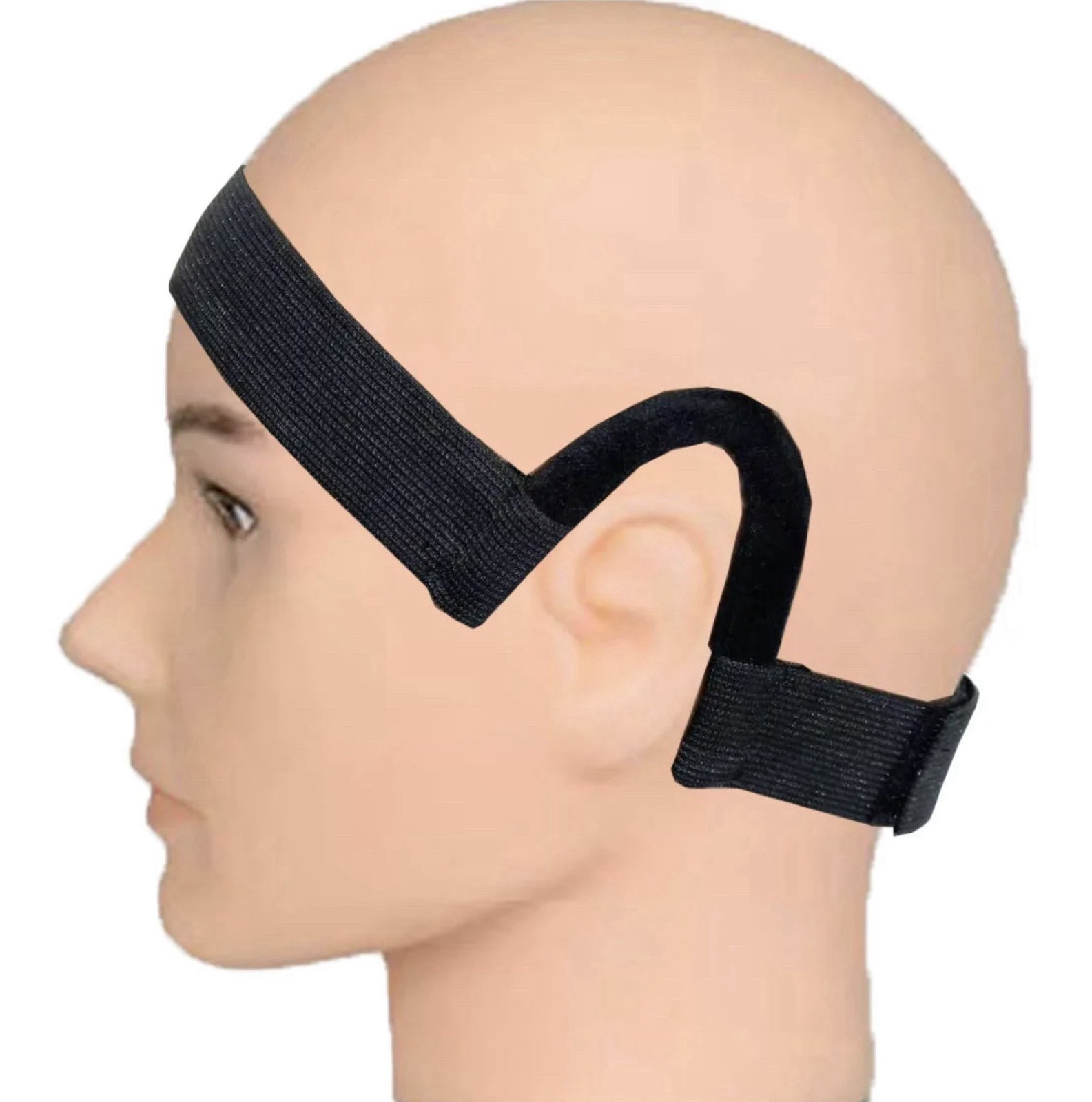 Over-The-Ear Elastic Wig Band for Lace Front Wigs, Zero Ear Pressure 2 Pack-NEW