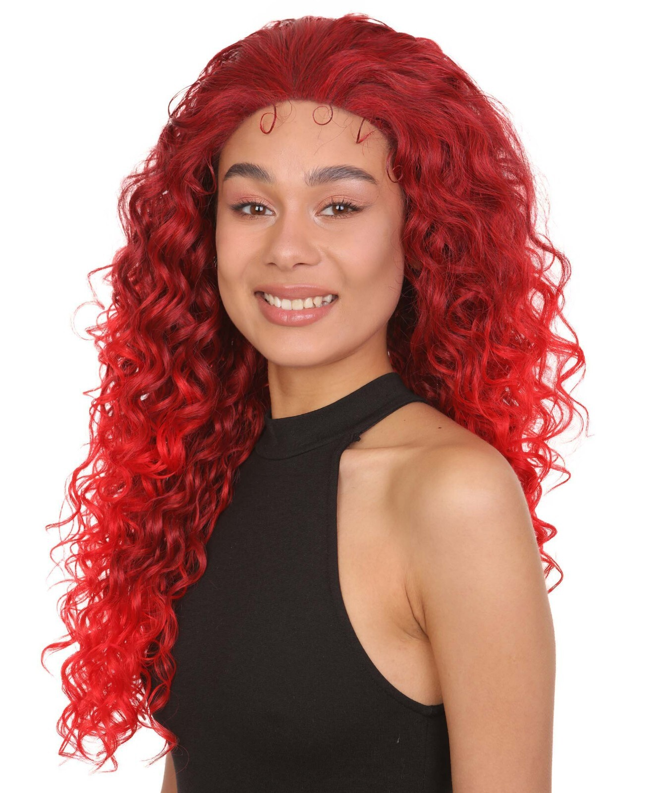 LUXLUXE Carrie Curly 24 in Lace Front Wig Heat Resistant Synthetic Fiber BL-0159