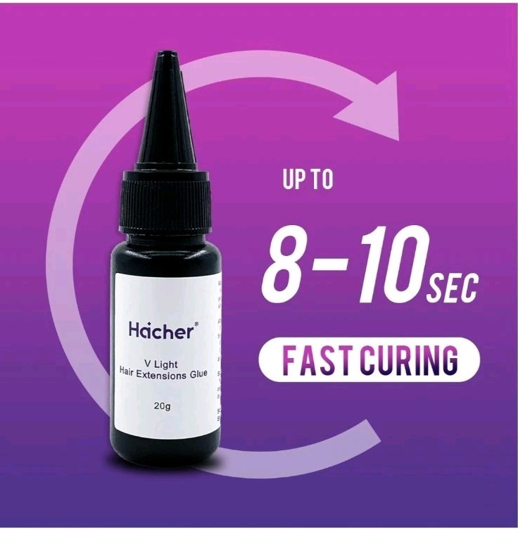 Haicher V Light Hair Extensions Glue 20g/2 Pack Deal.