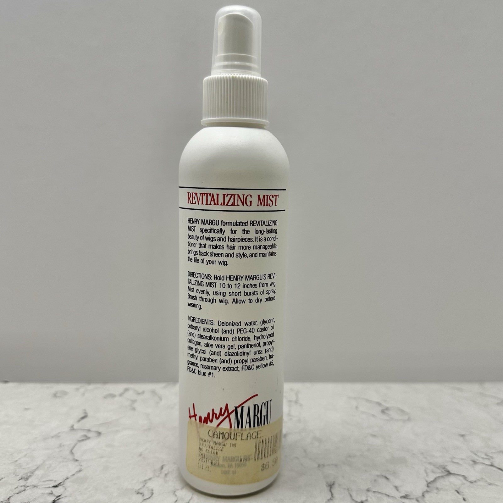 New Henry Margu Revitalizing Spritz 8 oz Wig Spray Unsealed