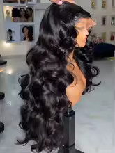 Raw Peruvian Body Wave 250% Density 28inch 13×6 HD Lace Front Human Hair Wig