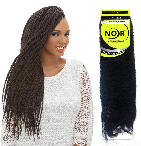 Janet Collection Synthetic Braiding Hair AFRO TWIST BRAID (MARLEY BRAID)