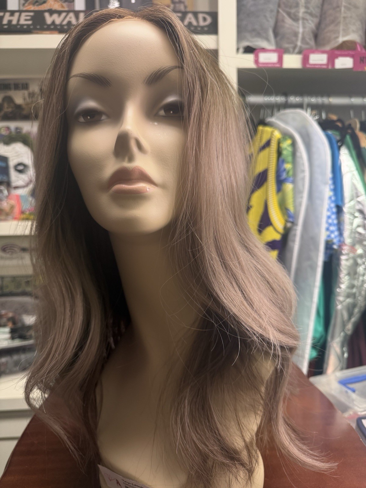 Chelsey Smith Crowns Farryn Lavender Smoke Large Wig EUC With Satin Bag & Box