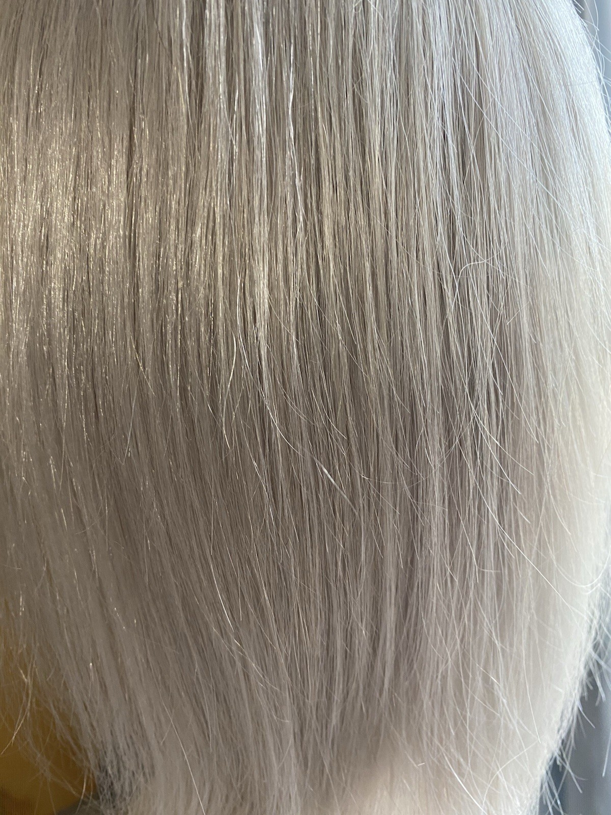 12 Inch Silver Gray Bob Wig 100% Human Hair 13x4x1 T-Part Lace Front Blunt Cut