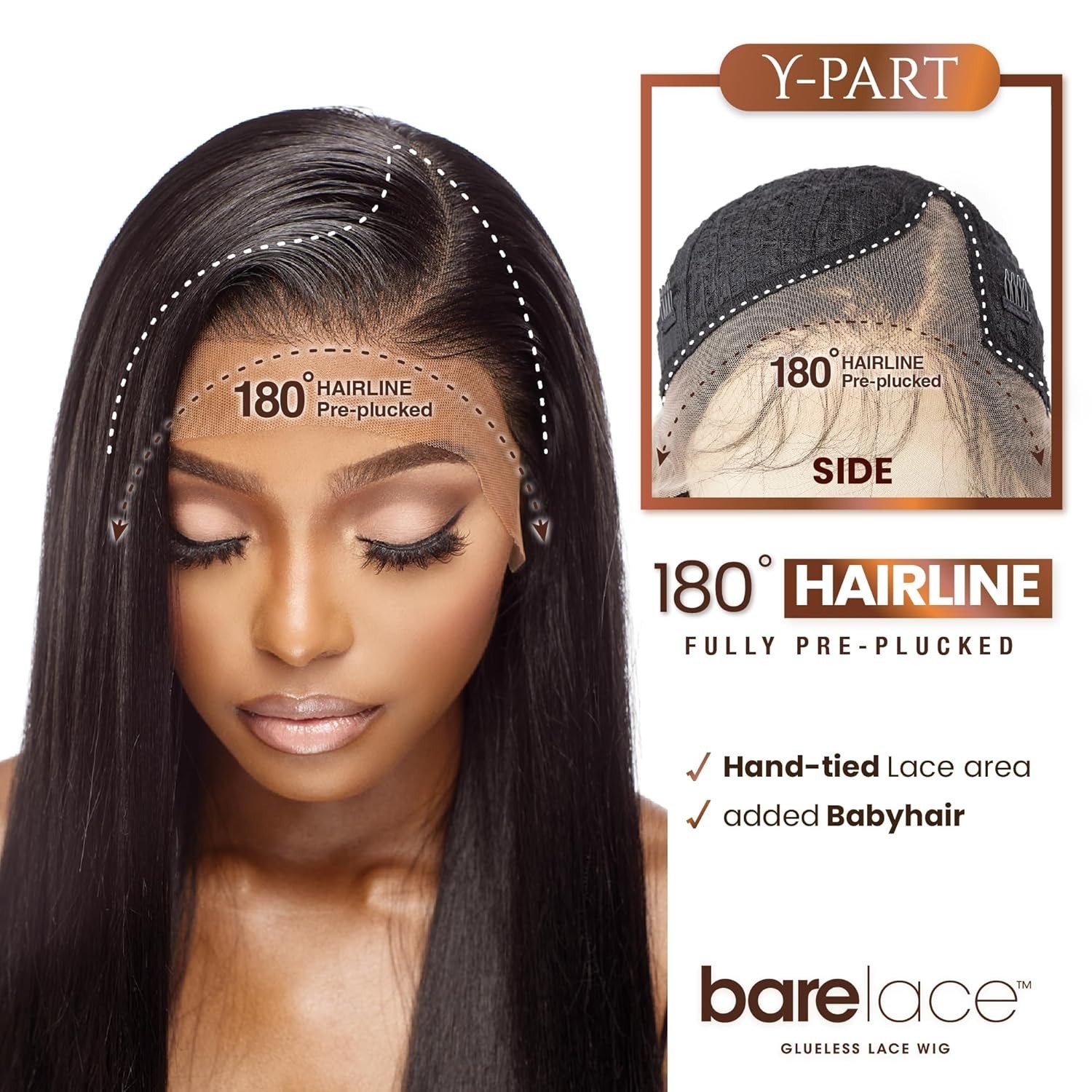Sensationnel Bare Lace Y-Part Barelux Lace- DARIA