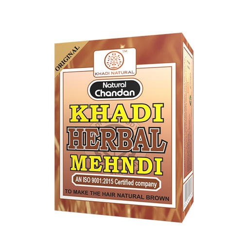 Khadi Natural Brown Mehndi for Hair – 75gm