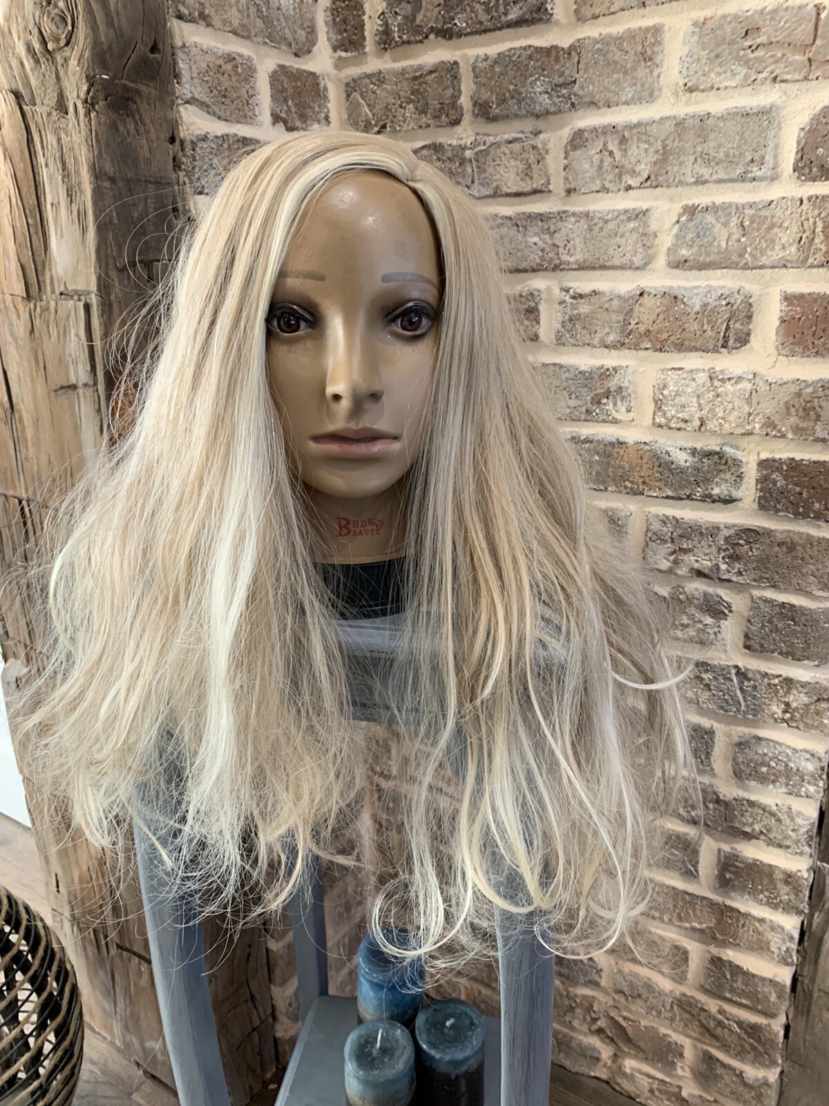 NWT Long Wave Silk Glueless Front Cap Wig #67