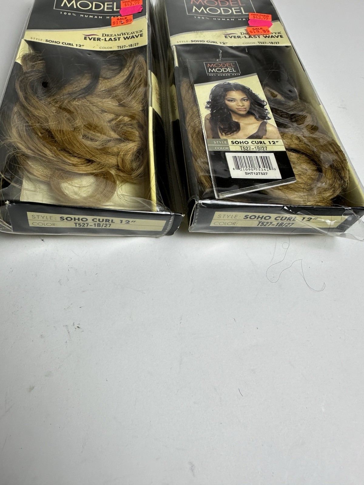 MODEL MODEL 100% Human Hair Dream Weaver Soho Curl Weaving Extension 12″ KC