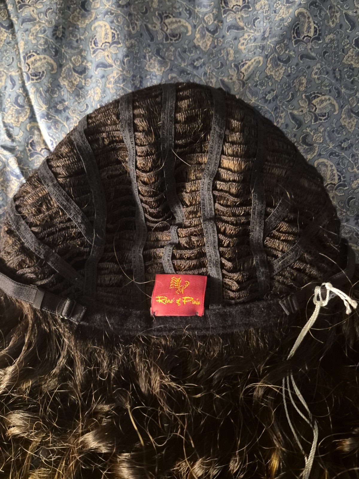 Rene of Paris Hudson 2385 Marble Brown-LR Curly Synthetic Wig Classic Cap New