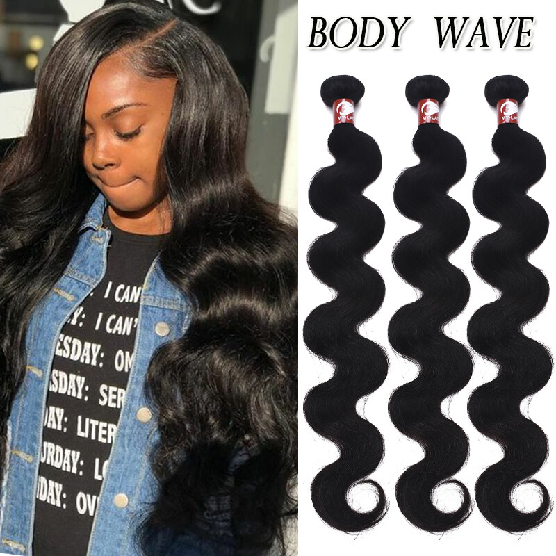 Unprocessed 100% Russian Virgin Human Hair Extensions Weft Weave 3Bundles 300g