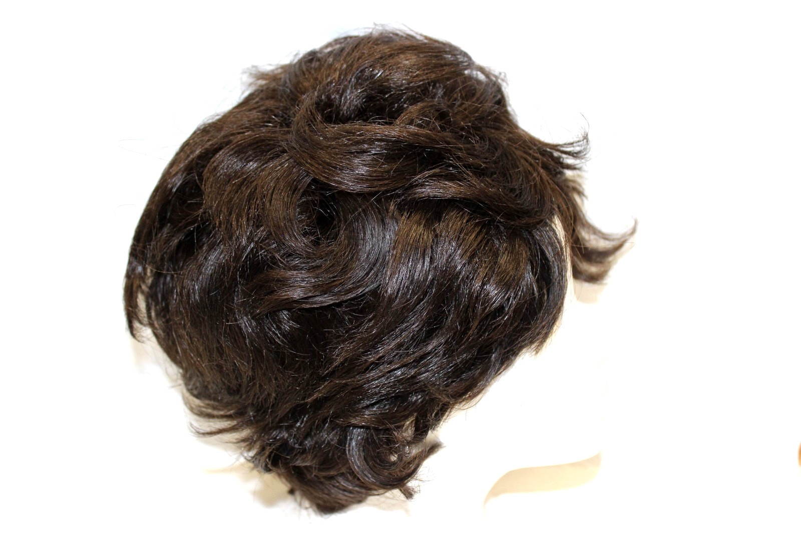 VINTAGE MIRELLE CO SAN FRANCISCO SHORT CUT WIG BROWN BRUNETTE COSPLAY HAIRPIECE