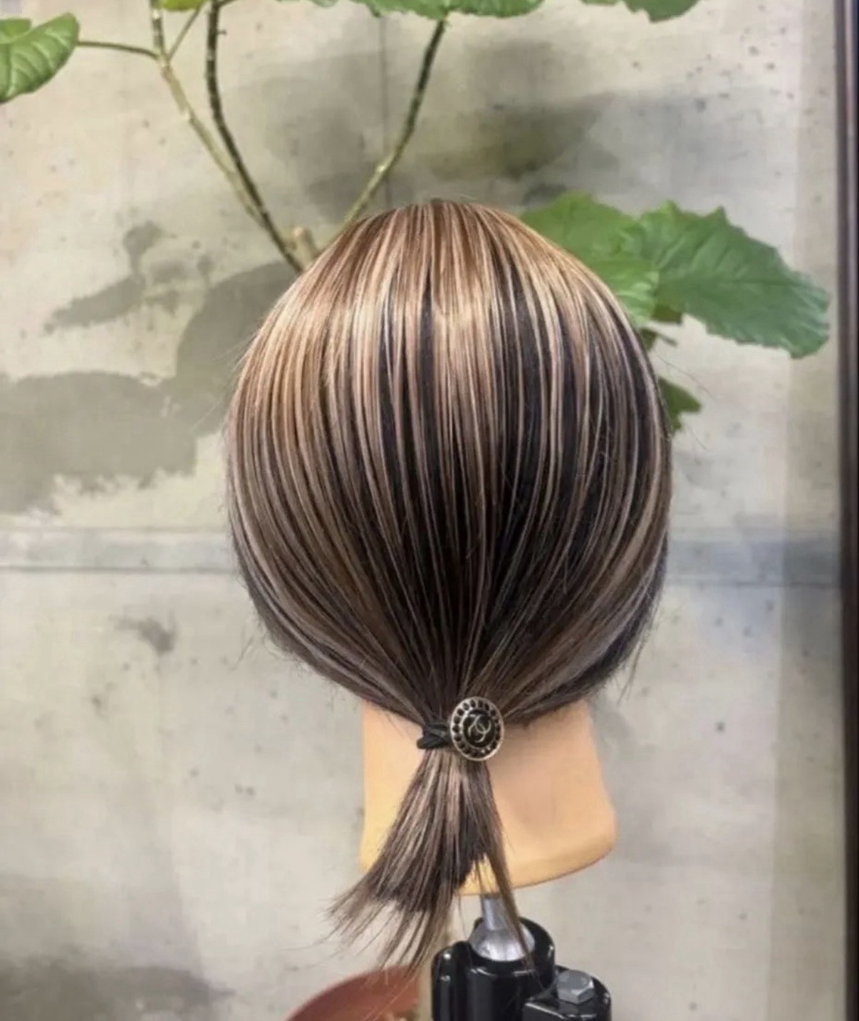 Cherie Clip In Hair Topper Blonde Highlight Bob Hair Piece Gray Hair Cover