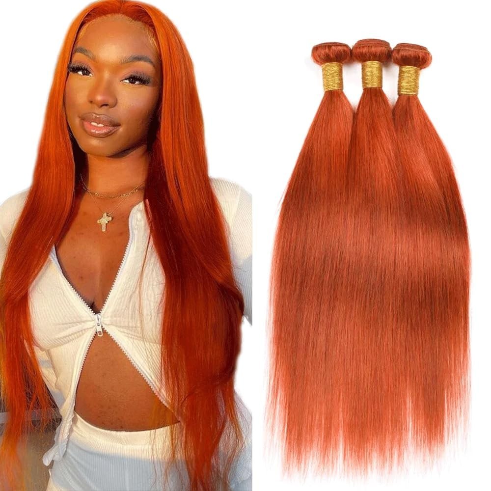 Wahairse Human Hair Bundles Straight 350 Color Human Hair Unprocessed Brazilian