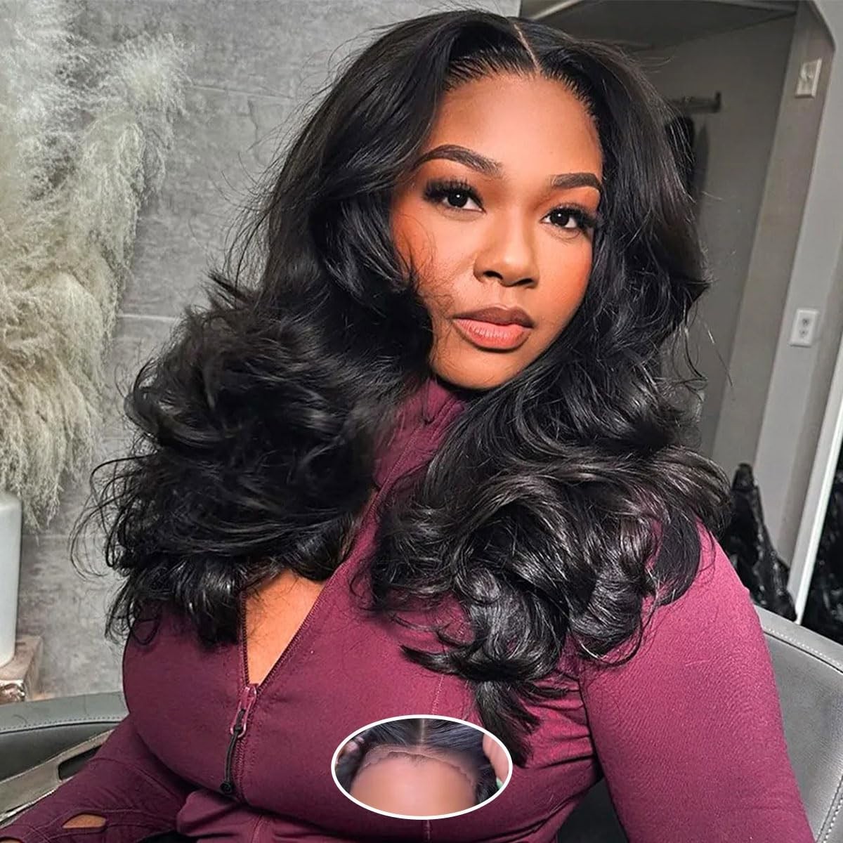 Wear and Go Glueless Wigs Human Hair Pre Plucked Pre Cut 4x4Body Wave Lace Wig