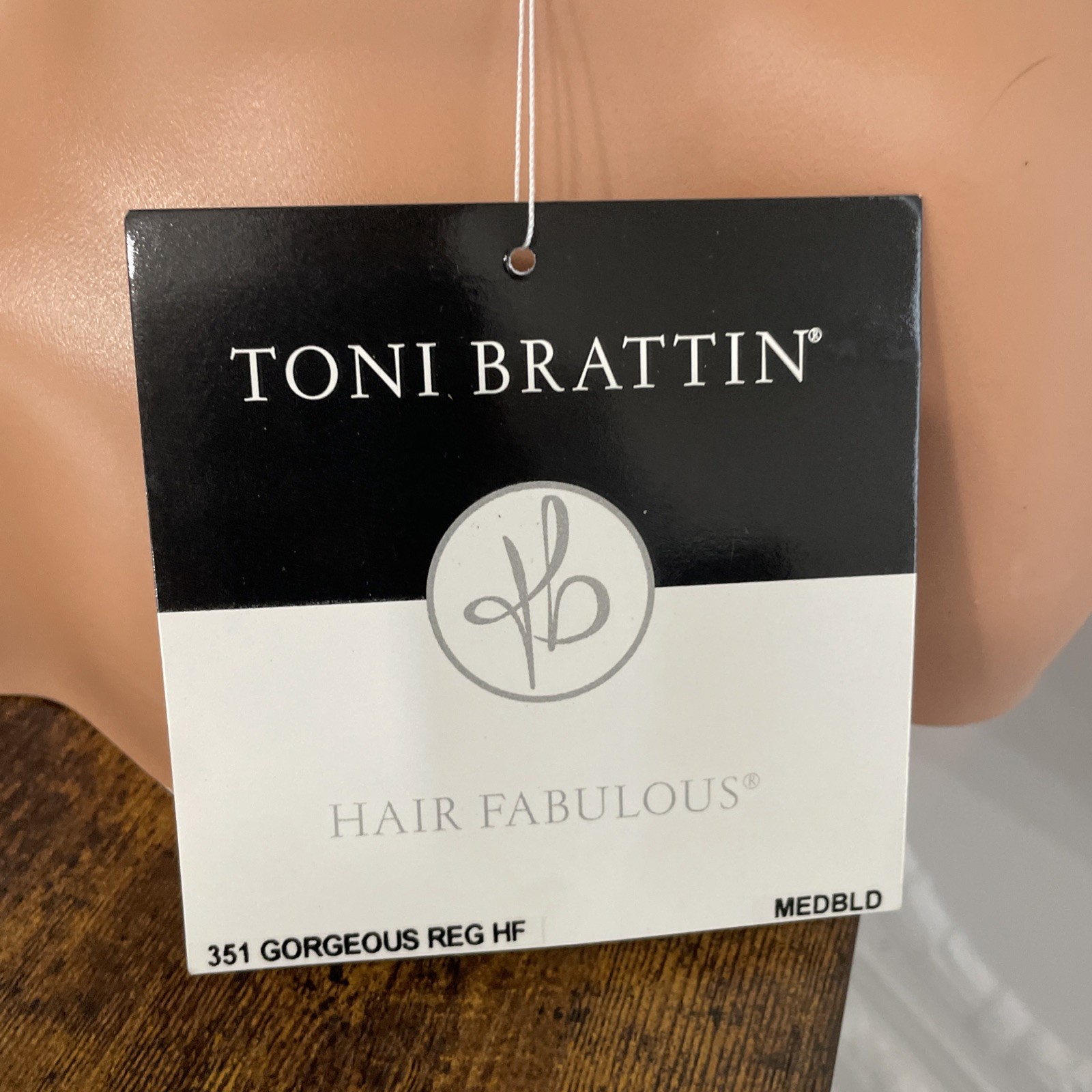 Toni Brattin 351 Gorgeous Regular HF Medium Blonde Wig New